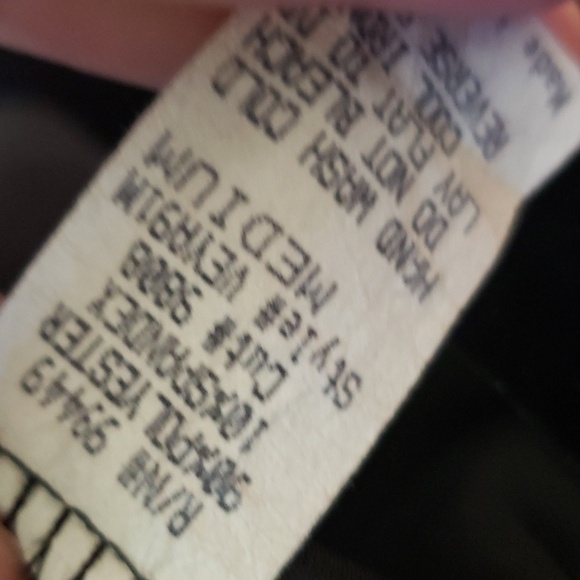 Ivory black velvet pencil skirt medium whimsigoth - Picture 6 of 6